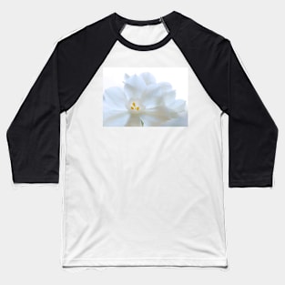 White Blooms Baseball T-Shirt